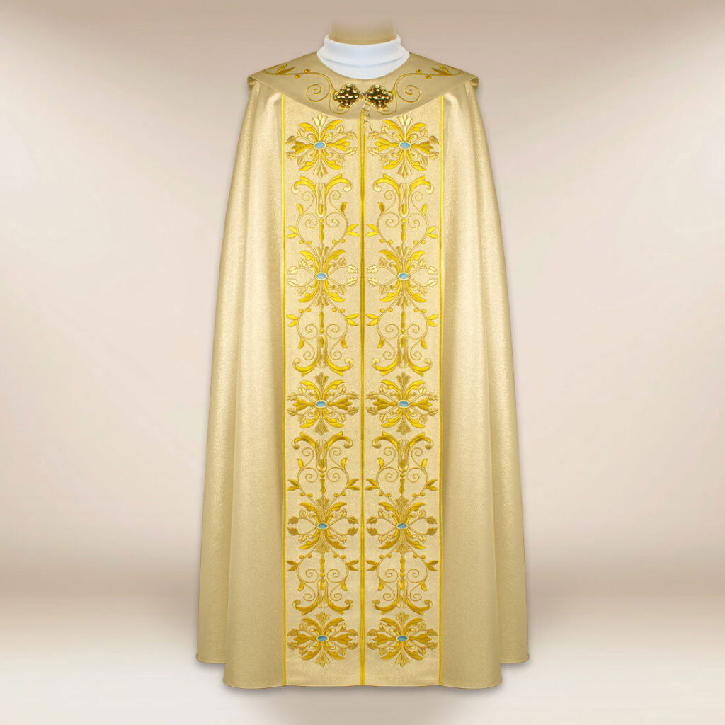 Kapa haftowana złota maryjna