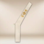 Stuła haftowana dla diakonów ecru IHS