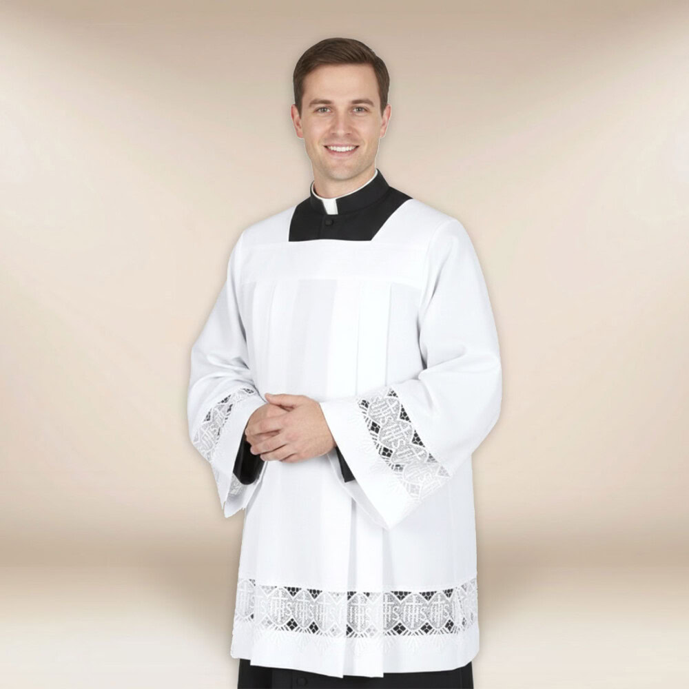 Komża liturgiczna z gipiurą IHS