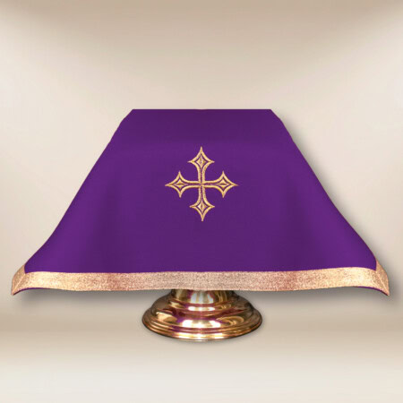 Welon na kielich liturgiczny fioletowy 45×45cm