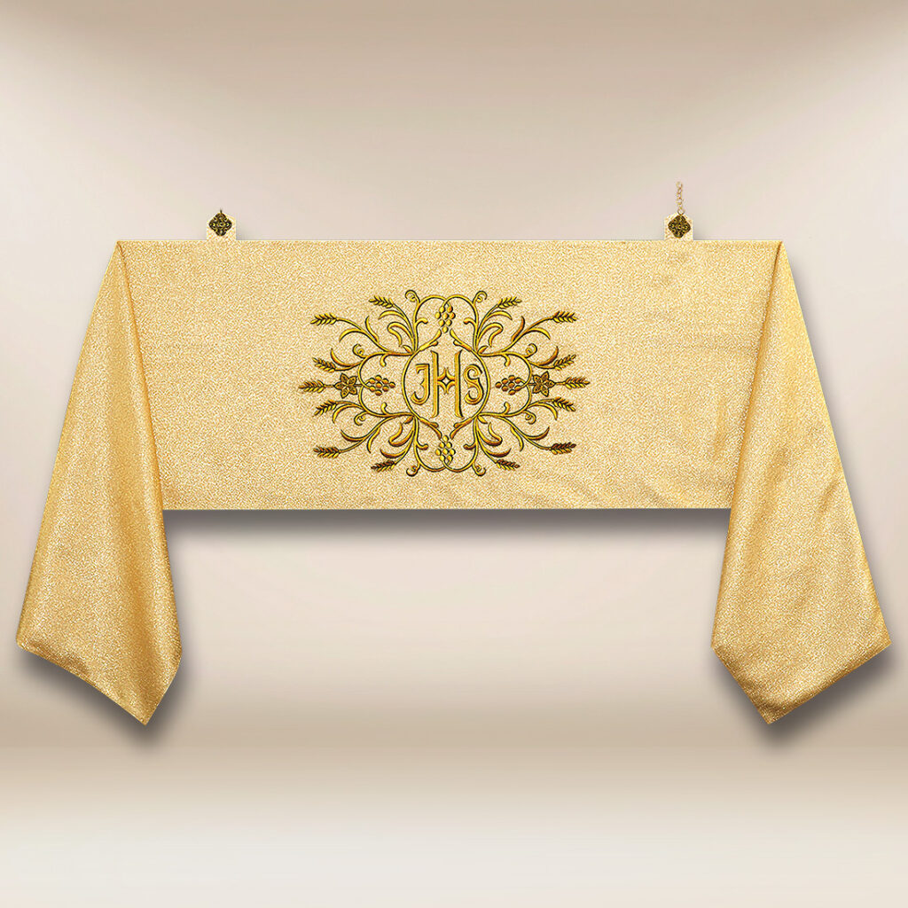 Złoty welon naramienny IHS Złoty welon naramienny IHS