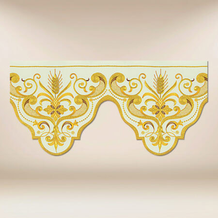 Koronka haftowana ecru 590cm