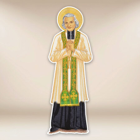 Aplikacja haftowana "Św. Jan Maria Vianney"