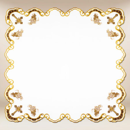 Serwetka haftowana "Złote Winogrono" 95x95