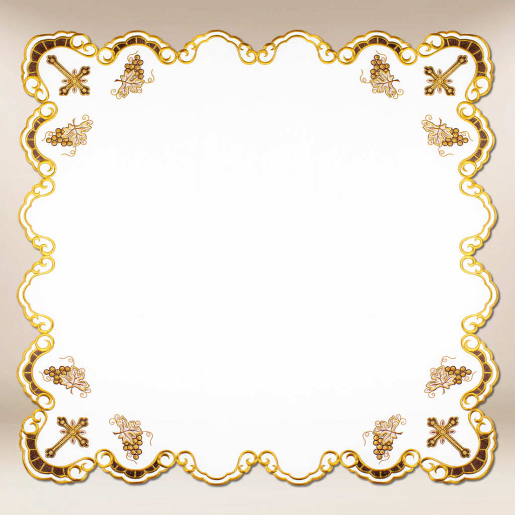 Serwetka haftowana „Złote Winogrono” 110×110