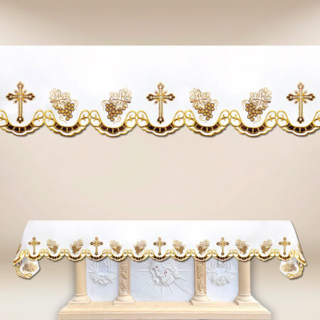 Obrus haftowany "Złote Winogrono" - na dowolny wymiar