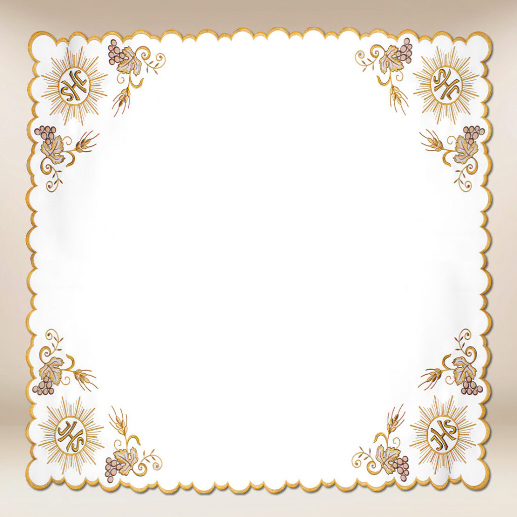 Serwetka haftowana „Złoty Kielich” 110×110