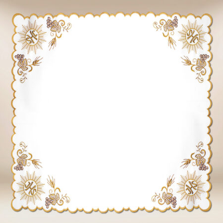 Serwetka haftowana „Złoty Kielich” 110x110