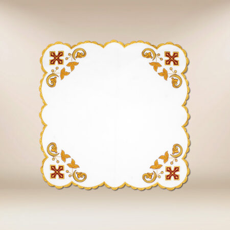 Serwetka haftowana „Baranek Boży” 45 x 45  cm