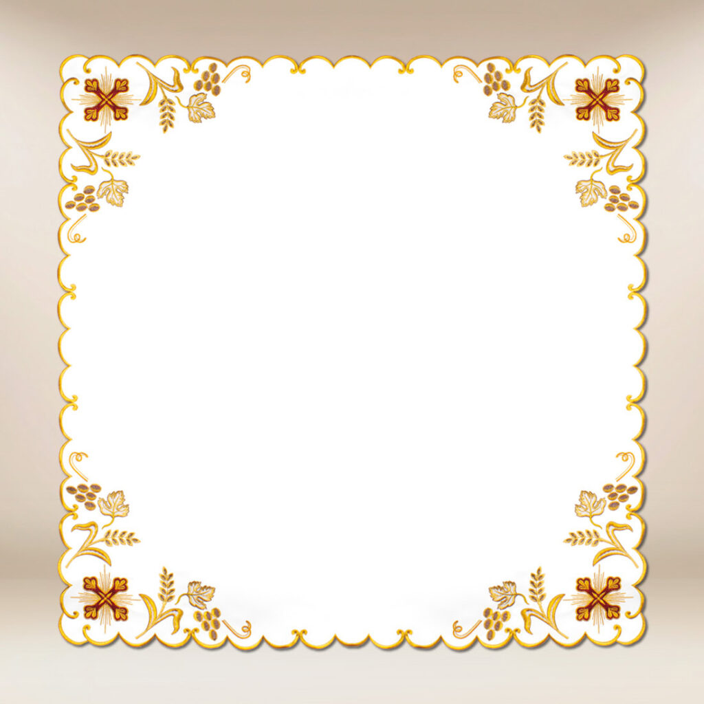 Serwetka haftowana „Alfa D’Oro” 110 x 110  cm