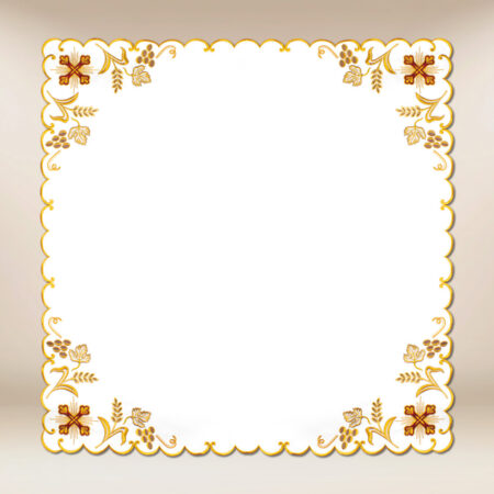 Serwetka haftowana „Alfa D’Oro” 95 x 95  cm