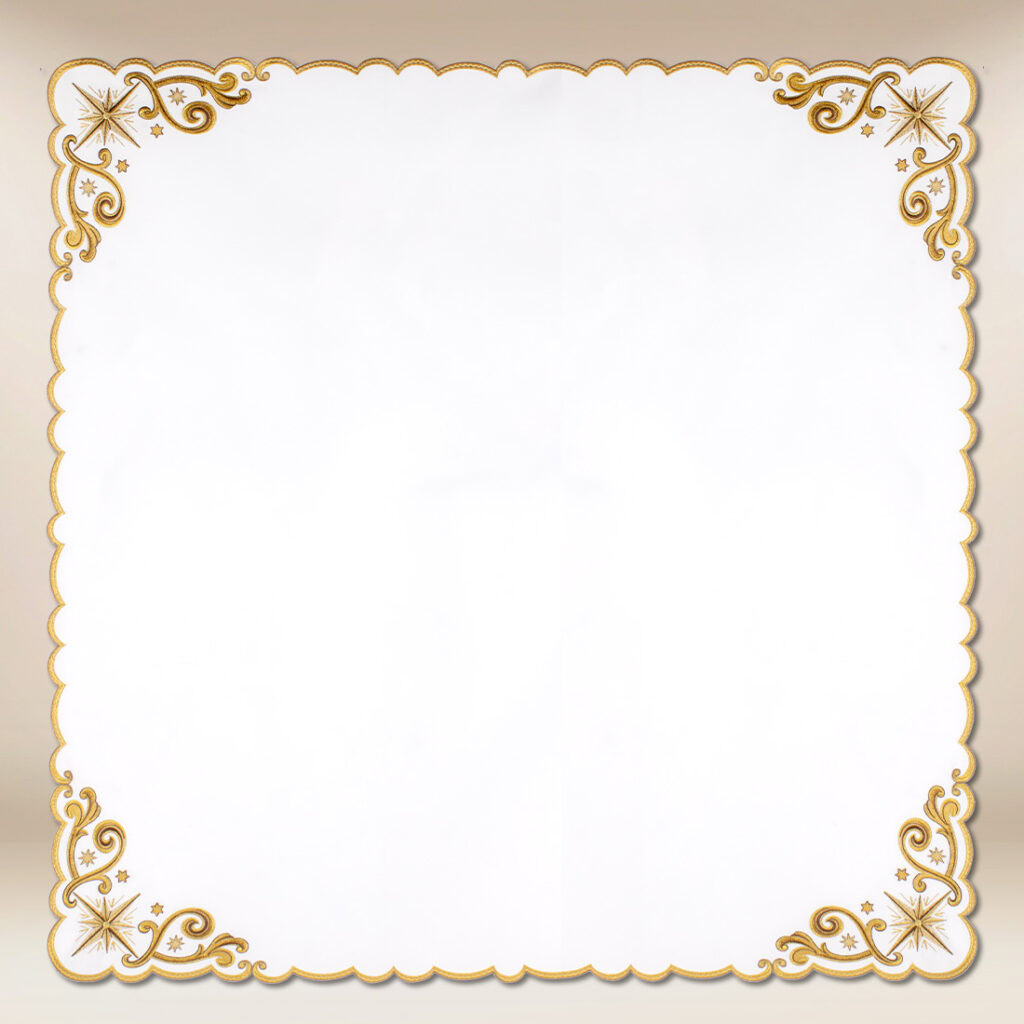 Obrus haftowany „Sacro Natale” (długość do  650cm)