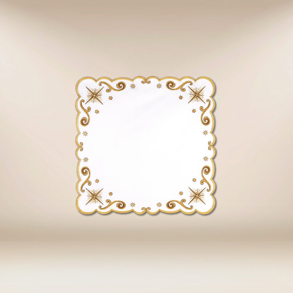 Obrus haftowany „Sacro Natale” (długość do  650cm)