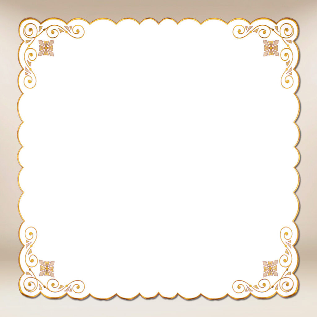 Serwetka haftowana “Radosna Nowina” 110×110