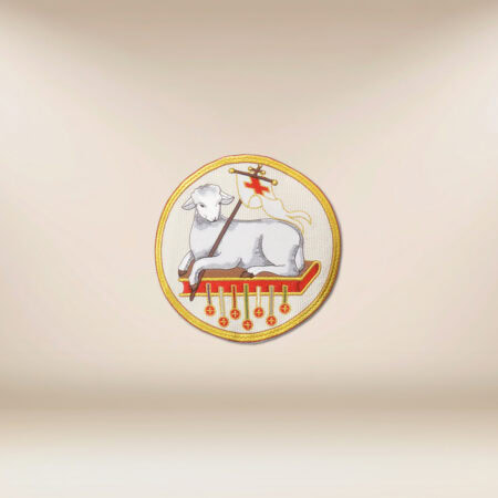 Aplikacja haftowana "Baranek Boży "