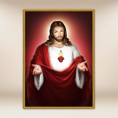 Ozdoba liturgiczna duża Serce Jezusa