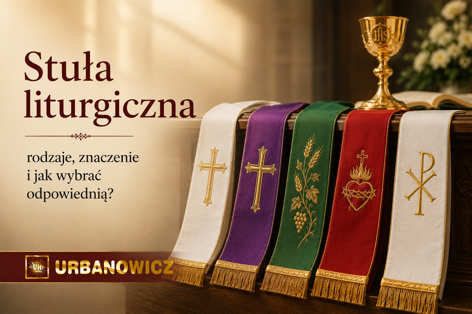 Stuła liturgiczna — rodzaje, znaczenie i jak wybrać odpowiednią?