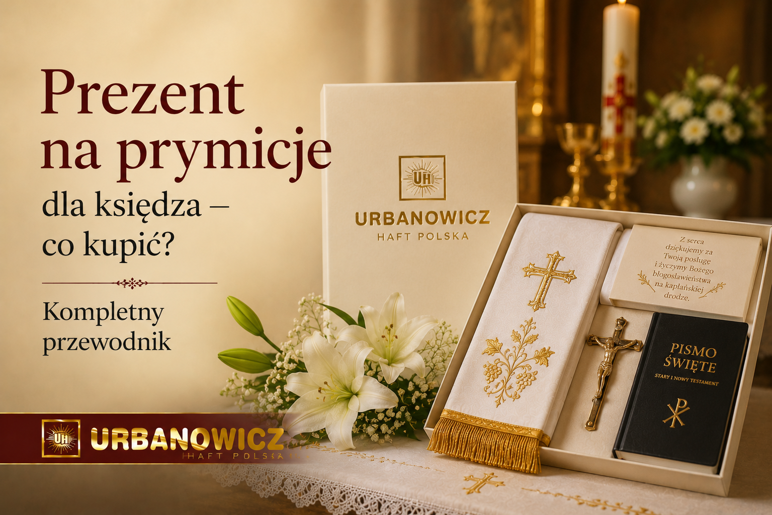 Prezent na prymicje dla księdza — co kupić?